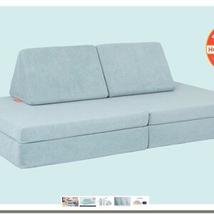 Nugget Comfort Couch Cover ONLY Gray Blue